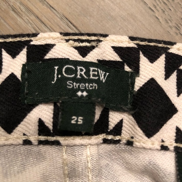 J CREW Aztec Stretch Skinny Jeans - Size 25 - Picture 3 of 3